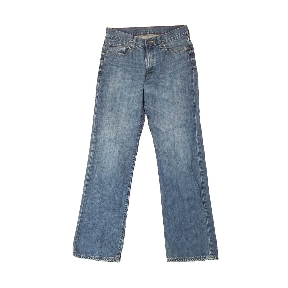 Old Navy Jeans Men 32x33 Blue Regular Straight Retro Denim Pants 100% Cotton